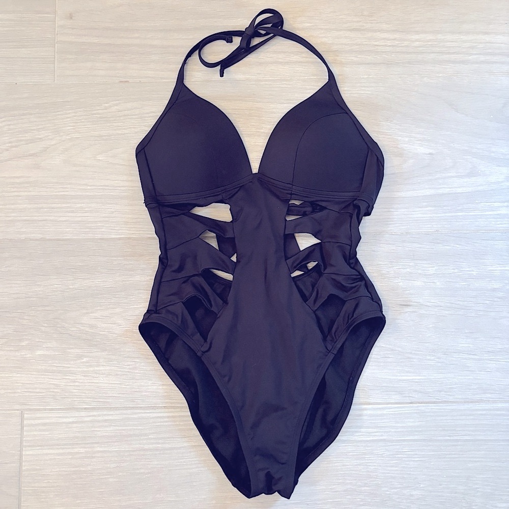 Kenneth Cole Push-Up One-Piece